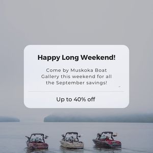 Image post by @MuskokaBoatGallery on Facebook