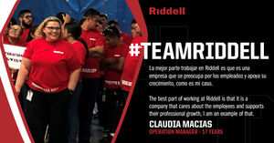 Image post by @RiddellSports on Twitter