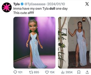Image post by @tyla on Instagram