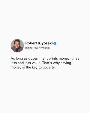 Image post by @therealkiyosaki on Instagram
