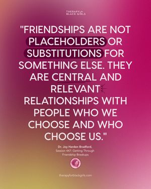 Image post by @therapyforblackgirls on Instagram