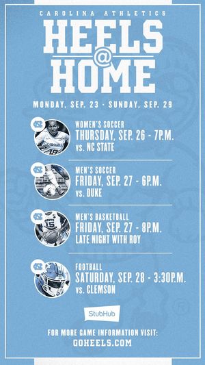 Image post by @tarheels on Facebook