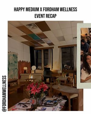 Image post by @fordhamwellness on Instagram