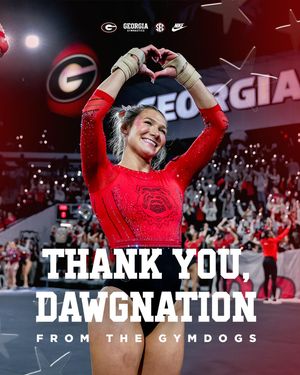 Image post by @ugagymnastics on Instagram