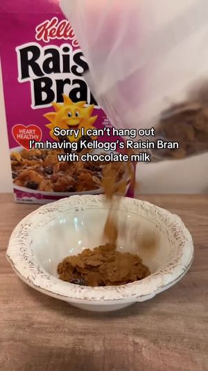 Video post by @KelloggsRaisinBran on Facebook