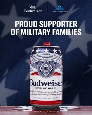 Image post by @budweiserusa on Twitter