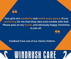Image post by @windrushcare on Instagram