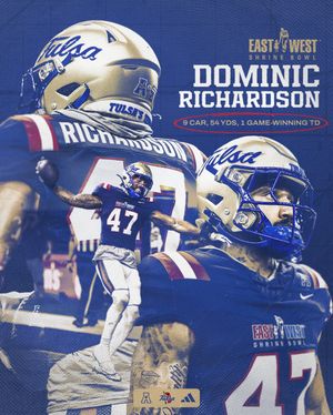 Image post by @tulsa_football on Instagram