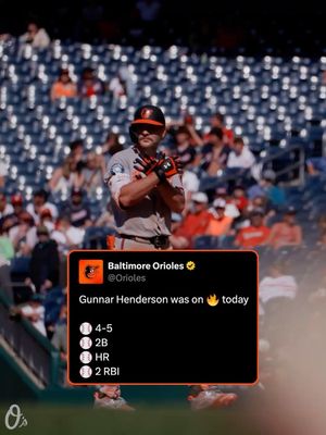 Image post by @orioles on Instagram