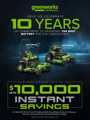 Image post by @greenworkscommercial on Facebook