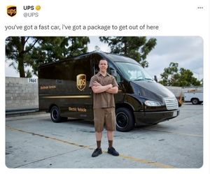 Image post by @ups on Instagram