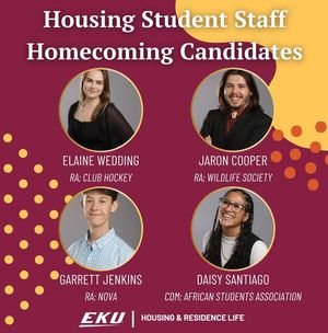 Image post by @EKUHousing on Facebook