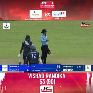 Video post by @thepaparecricket on Facebook