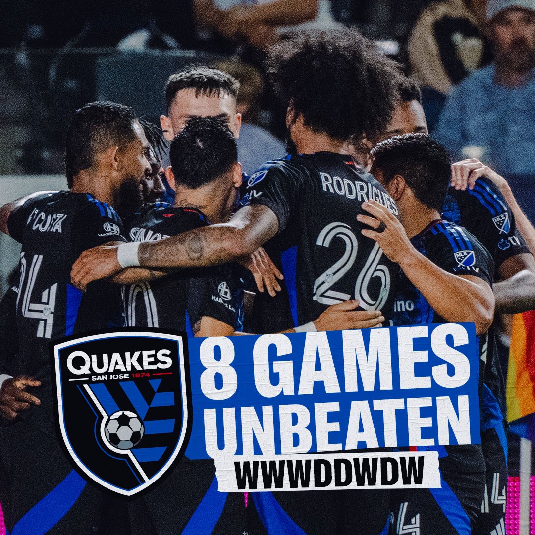 Image post by @SJEarthquakes on Twitter