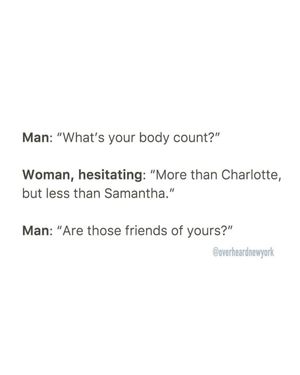 Image post by @overheardnewyork on Instagram