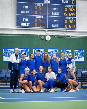 Image post by @byuwtennis on Instagram