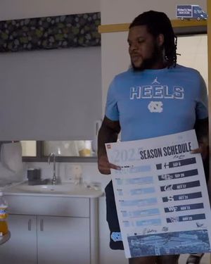 Video post by @TarHeelFootball on Facebook