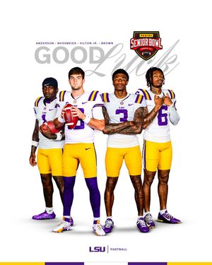 Image post by @lsufootball on Instagram