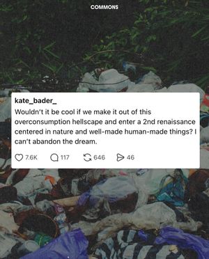 Image post by @commonsearth on Instagram