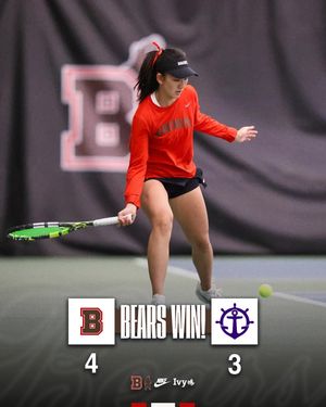 Image post by @brownu_wtennis on Instagram