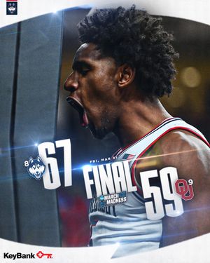 Image post by @UConnMBB on Twitter/X