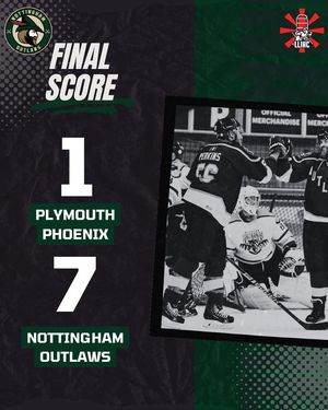 Image post by @nottinghamoutlawsicehockeyclub on Facebook