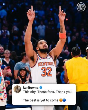 Image post by @nyknicks on Instagram