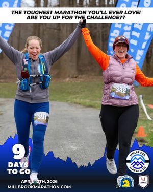 Image post by @millbrookmarathon on Facebook