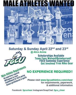 Image post by @fgcu_cheer on Instagram
