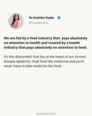 Image post by @doctoranshikagupta on Instagram