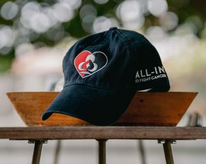 Image post by @allintofightcancer on Instagram