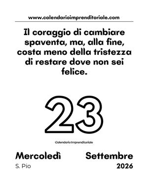 Image post by @calendarioimprenditoriale on Instagram