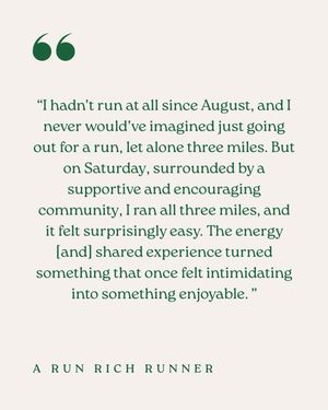 Image post by @runrichrunclub on Instagram