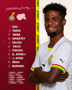 Image post by @GhanaBlackstars on Twitter