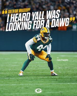 Image post by @packers on Instagram