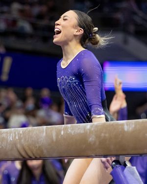 Image post by @uwgymnastics on Instagram