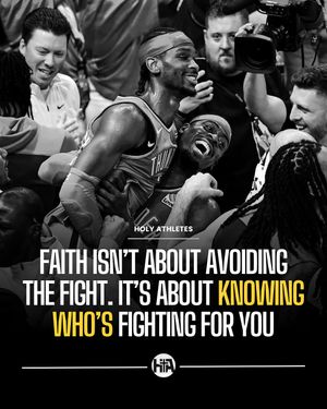 Image post by @holy.athletes on Instagram