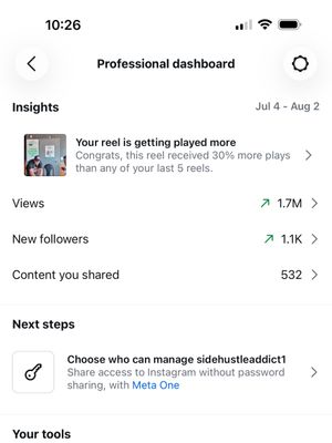 Image post by @sidehustleaddict1 on Instagram