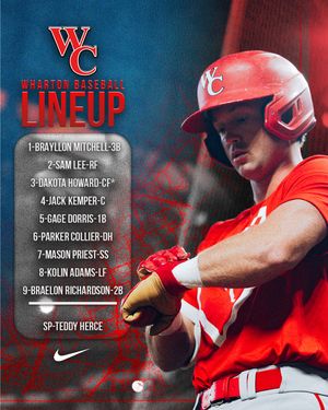 Image post by @whartonbaseball on Instagram