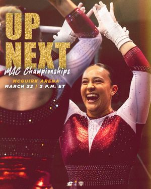 Image post by @CMUGymnastics on Twitter