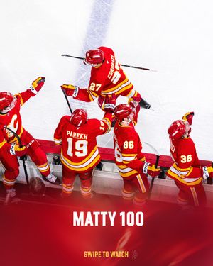 Image post by @nhlflames on Instagram