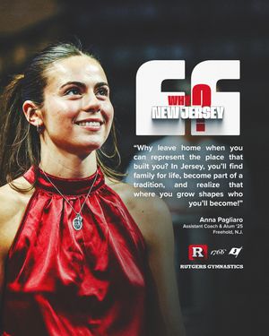 Image post by @rutgersgymnastics on Instagram