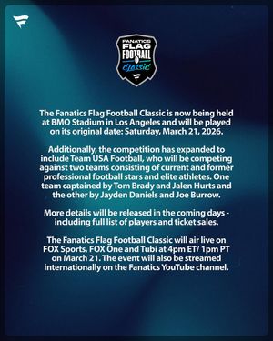 Image post by @fanatics on Instagram