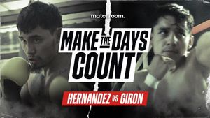 Image post by @MatchroomBoxing on Twitter