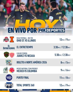 Image post by @FOXDeportes on Twitter/X