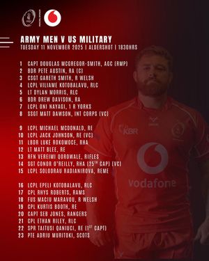 Image post by @armyrugbyunion on Instagram