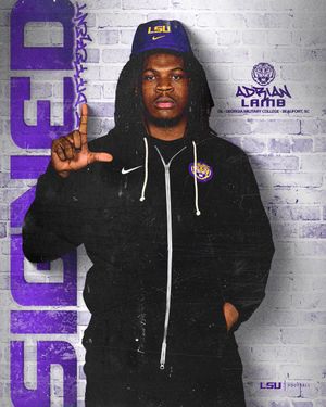 Image post by @LSUfootball on Twitter