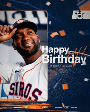 Image post by @astros on Twitter