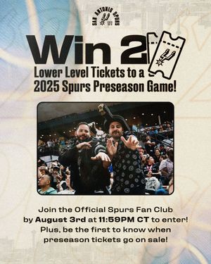 Image post by @spurs on Twitter