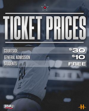 Image post by @RMUWBasketball on Twitter